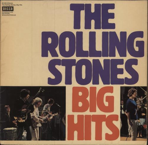 The Rolling Stones Big Hits - Deutscher Schallplattenclub Record Club vinyl LP album (LP record) German ROLLPBI109570