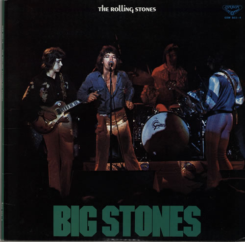 The Rolling Stones Big Stones 2-LP vinyl record set (Double LP Album) Japanese ROL2LBI576184