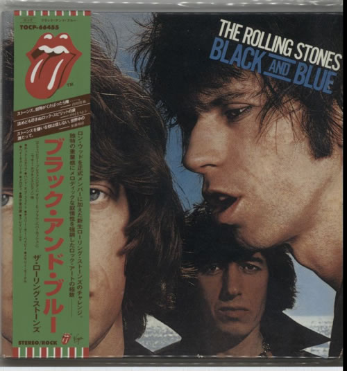 The Rolling Stones Black & Blue CD album (CDLP) Japanese ROLCDBL606937
