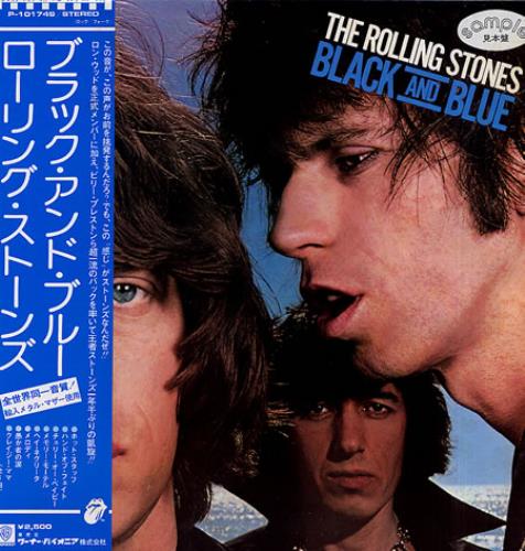 The Rolling Stones Black And Blue + Obi vinyl LP album (LP record) Japanese ROLLPBL133279
