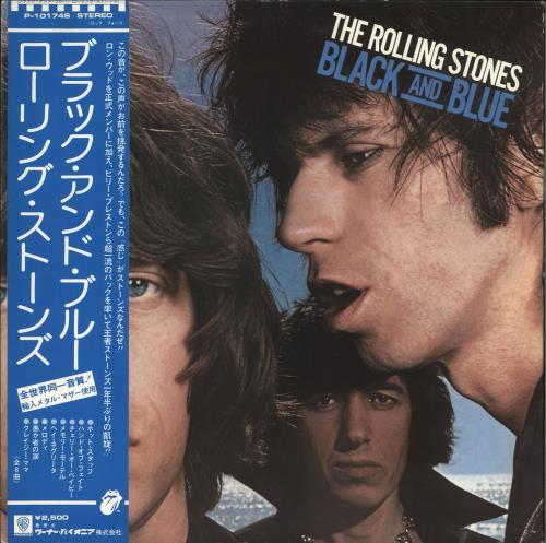 The Rolling Stones Black And Blue + Obi vinyl LP album (LP record) Japanese ROLLPBL178491