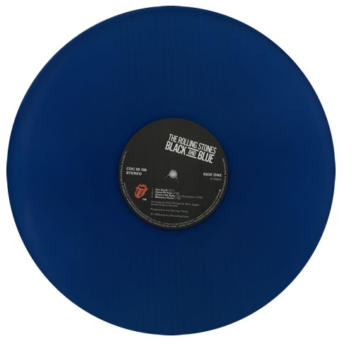 The Rolling Stones Black And Blue - Blue Vinyl vinyl LP album (LP record) Dutch ROLLPBL259738