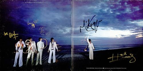 The Rolling Stones Black And Blue - Fully Autographed vinyl LP album (LP record) UK ROLLPBL504593