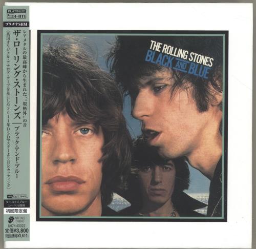 The Rolling Stones Black And Blue - Platinum SHM CD Japanese ROLHMBL692238