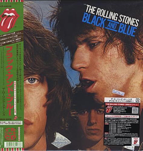The Rolling Stones Black And Blue CD album (CDLP) Japanese ROLCDBL354518