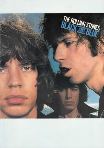 The Rolling Stones Black And Blue tour programme UK ROLTRBL60775