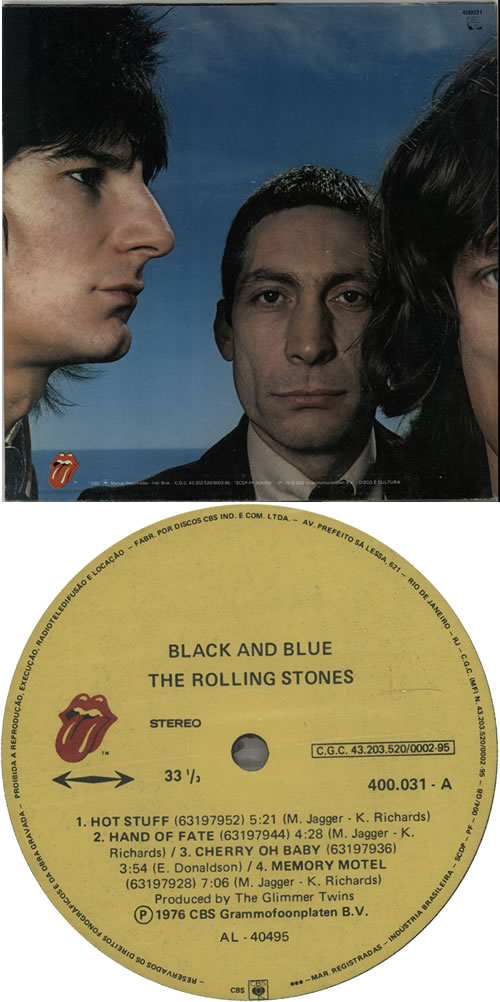 The Rolling Stones Black And Blue vinyl LP album (LP record) Brazilian ROLLPBL628612