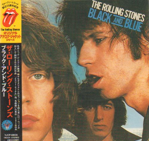 The Rolling Stones Black And Blue CD album (CDLP) Japanese ROLCDBL658641
