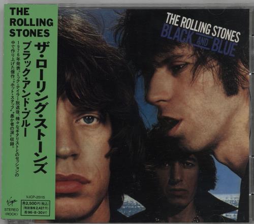 The Rolling Stones Black And Blue CD album (CDLP) Japanese ROLCDBL658859