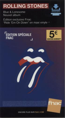 The Rolling Stones Blue & Lonesome display French ROLDIBL664503