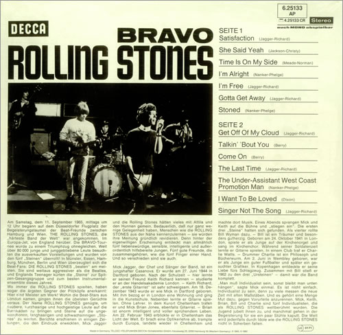 The Rolling Stones Bravo - Sealed vinyl LP album (LP record) German ROLLPBR455436