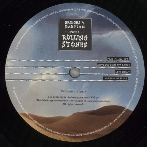 The Rolling Stones Bridges To Babylon - 180gm Vinyl 2-LP vinyl record set (Double LP Album) UK ROL2LBR878972