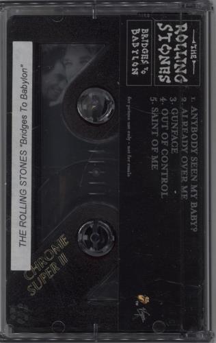The Rolling Stones Bridges To Babylon - Sampler cassette album UK ROLCLBR94404
