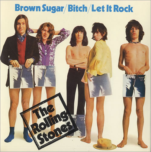 The Rolling Stones Brown Sugar - 4pr - P/S 7" vinyl single (7 inch record / 45) UK ROL07BR16875
