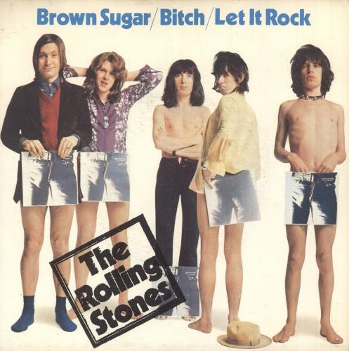 The Rolling Stones Brown Sugar - EX 7" vinyl single (7 inch record / 45) French ROL07BR740852