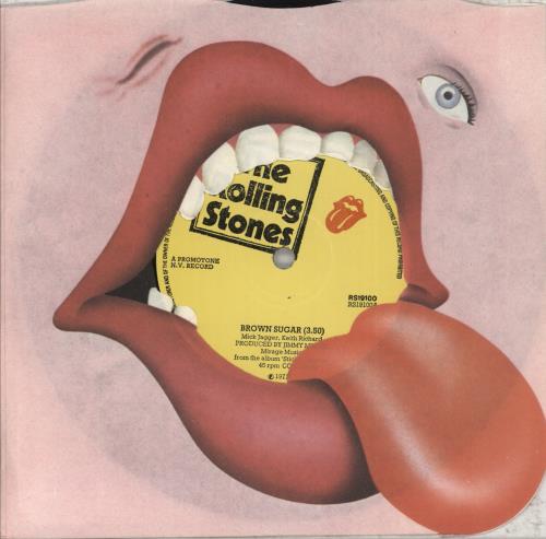 The Rolling Stones Brown Sugar - Solid 7" vinyl single (7 inch record / 45) UK ROL07BR879283
