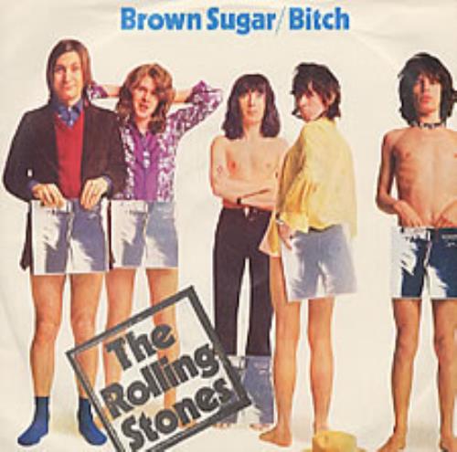 The Rolling Stones Brown Sugar 7" vinyl single (7 inch record / 45) Italian ROL07BR207661