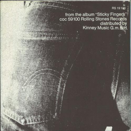 The Rolling Stones Brown Sugar 7" vinyl single (7 inch record / 45) German ROL07BR792367