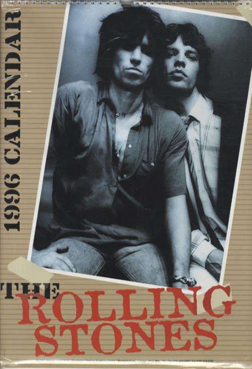 The Rolling Stones Calendar 1996 - Oliver Books calendar UK ROLCACA51536