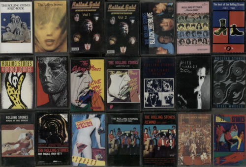 The Rolling Stones Collection Of Cassette Albums cassette single UK ROLCSCO613478