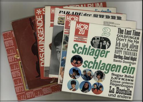 The Rolling Stones Collection Of Eight German Schlager Compilation LPs vinyl LP album (LP record) German ROLLPCO643671