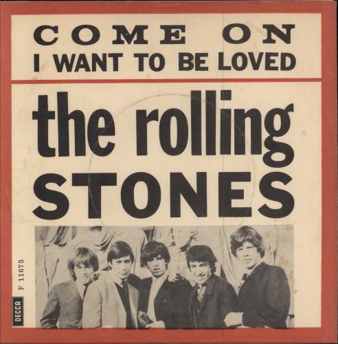 The Rolling Stones Come On - Red Border 7" vinyl single (7 inch record / 45) Danish ROL07CO345487