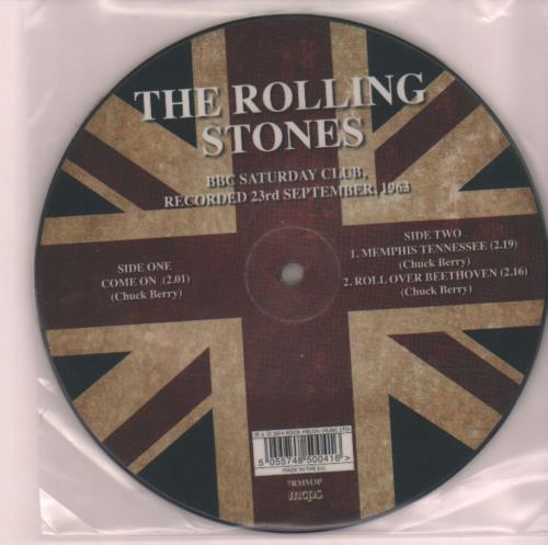 The Rolling Stones Come On 7" vinyl picture disc (7 inch picture disc single) UK ROL7PCO649776
