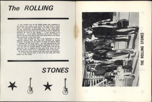 The Rolling Stones Concert Souvenir Programme tour programme UK ROLTRCO778690