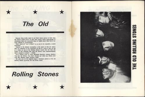 The Rolling Stones Concert Souvenir Programme tour programme UK ROLTRCO778690