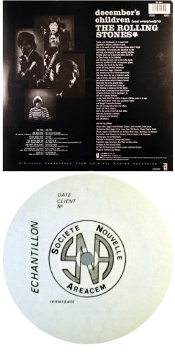 The Rolling Stones December's Children (And Everybody's) - Test pressing vinyl LP album (LP record) French ROLLPDE551298