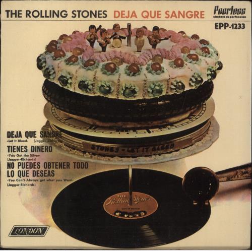 The Rolling Stones Deja Que Sangre - 3RD 7" vinyl single (7 inch record / 45) Mexican ROL07DE170655