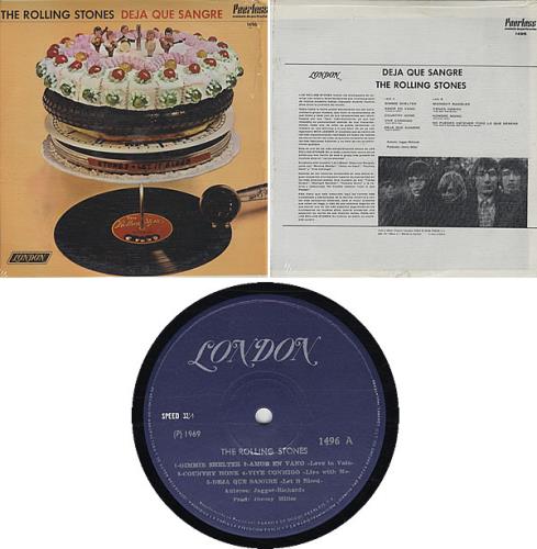 The Rolling Stones Deja Que Sangre - Let It Bleed vinyl LP album (LP record) Mexican ROLLPDE335619