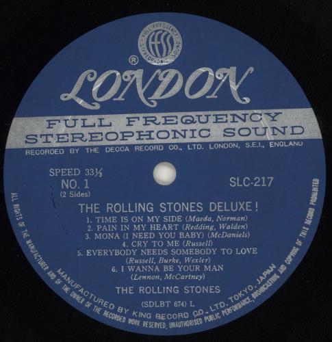 The Rolling Stones Deluxe! + 1st silver London Campaign stickered obi vinyl LP album (LP record) Japanese ROLLPDE747272