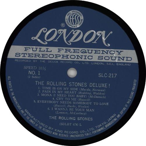 The Rolling Stones Deluxe! - 1st Complete vinyl LP album (LP record) Japanese ROLLPDE764116