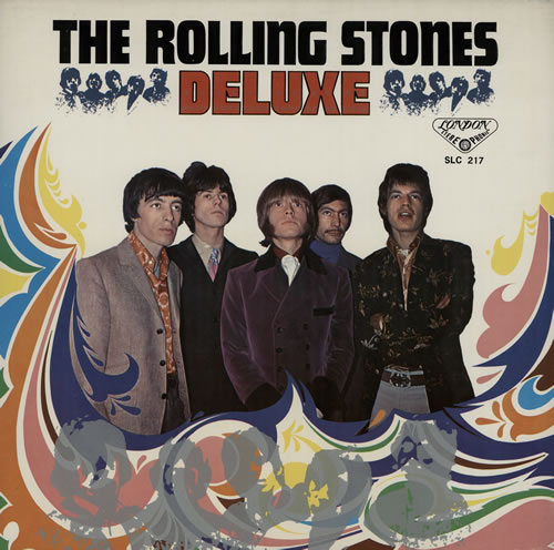 The Rolling Stones Deluxe - Bonus Sticker Set vinyl LP album (LP record) Japanese ROLLPDE570159