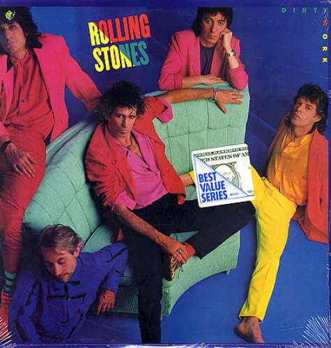 The Rolling Stones Dirty Work - Sealed vinyl LP album (LP record) US ROLLPDI363407