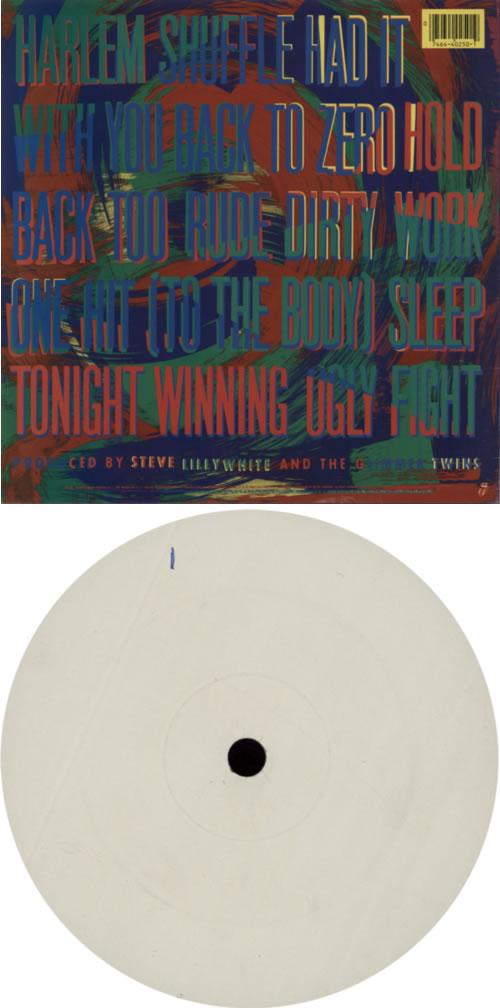 The Rolling Stones Dirty Work - Test Pressing vinyl LP album (LP record) US ROLLPDI617723