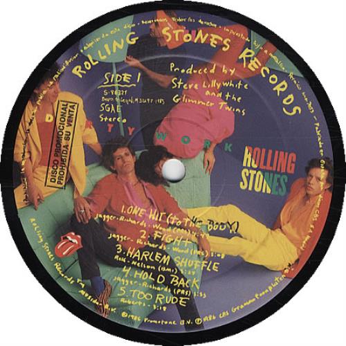 The Rolling Stones Dirty Work vinyl LP album (LP record) Spanish ROLLPDI185182