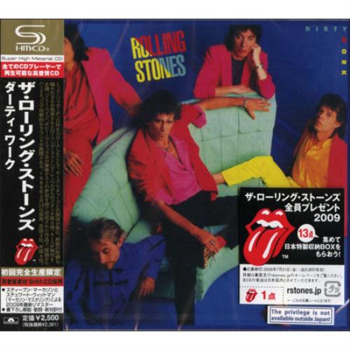 The Rolling Stones Dirty Work SHM CD Japanese ROLHMDI468194