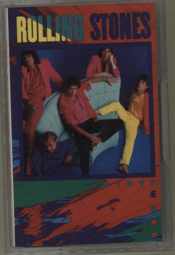 The Rolling Stones Dirty Work cassette album Dutch ROLCLDI684375