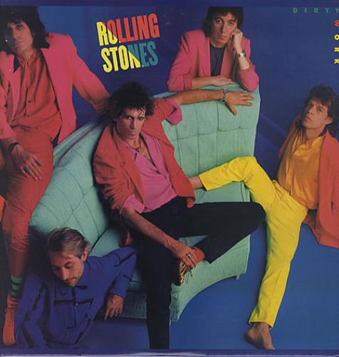 The Rolling Stones Dirty Work vinyl LP album (LP record) Canadian ROLLPDI69508