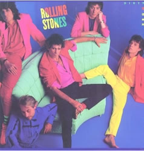 The Rolling Stones Dirty Work vinyl LP album (LP record) Japanese ROLLPDI70352