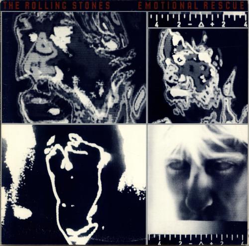 The Rolling Stones Emotional Rescue + Poster vinyl LP album (LP record) US ROLLPEM701857