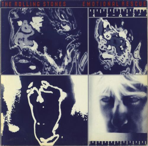 The Rolling Stones Emotional Rescue + Poster vinyl LP album (LP record) Dutch ROLLPEM795530