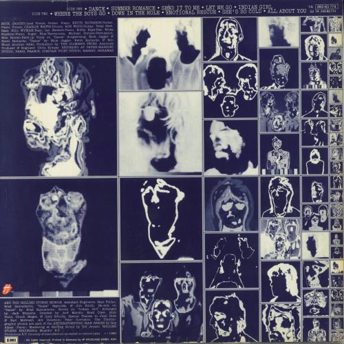 The Rolling Stones Emotional Rescue + Poster vinyl LP album (LP record) Dutch ROLLPEM795530