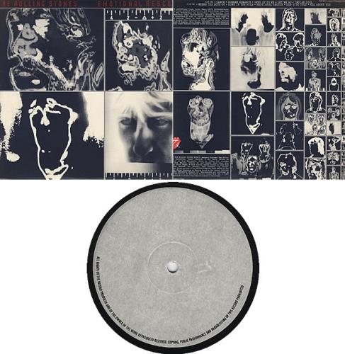 The Rolling Stones Emotional Rescue - Test Pressing vinyl LP album (LP record) UK ROLLPEM331858