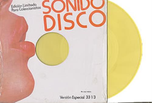 The Rolling Stones Emotional Rescue - Yellow Vinyl 12" vinyl single (12 inch record / Maxi-single) Colombian ROL12EM248317