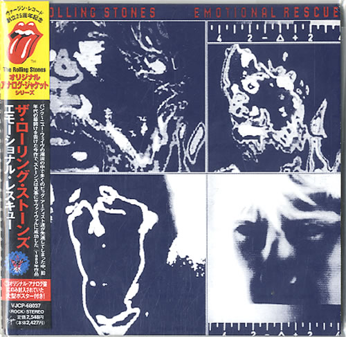 The Rolling Stones Emotional Rescue CD album (CDLP) Japanese ROLCDEM128300