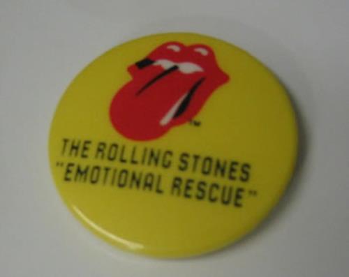 The Rolling Stones Emotional Rescue badge UK ROLBGEM351355