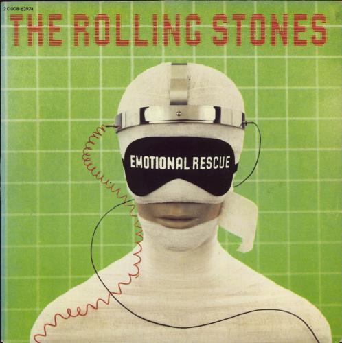 The Rolling Stones Emotional Rescue 7" vinyl single (7 inch record / 45) French ROL07EM38601